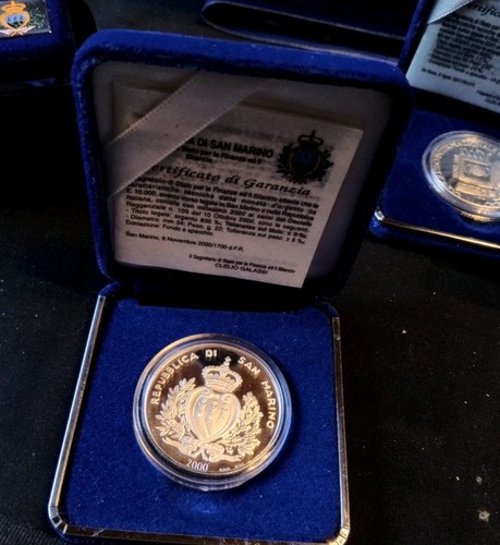 🔥SAN MARINO 2000🔥10.000 LIRE IN SILBER🔥ZWEIMTAUSENDJAHRFEIER DER GEBURT JESU🔥 - Bild 2 von 6