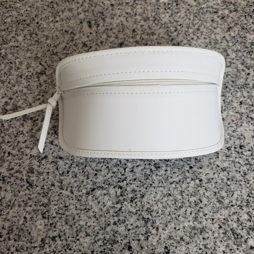 CHRISTIAN DIOR White Leather Large Glasses Sunglasses Case With Insert - Picture 6 of 14