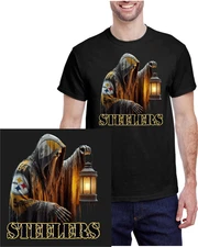 New With Tags/ Pittsburgh Steelers Reaper T-Shirt / TriDri Performance Fit