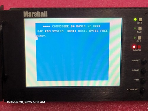 Marshall Electronics Dual 5" Standard Color Monitors Model V-R62P & A/C ADAPTER - Picture 12 of 14