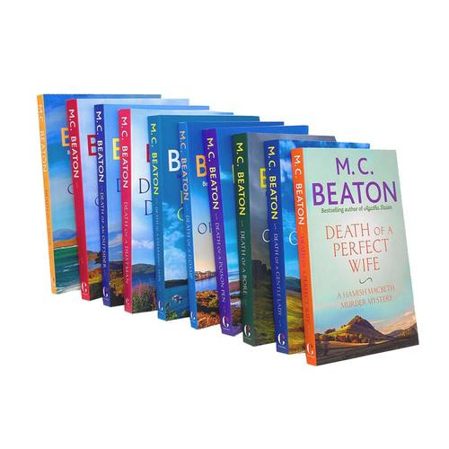 M C Beaton Hamish Macbeth Mystery Series 10 Books Collection Set Poison Pen, Nur - Picture 2 of 3