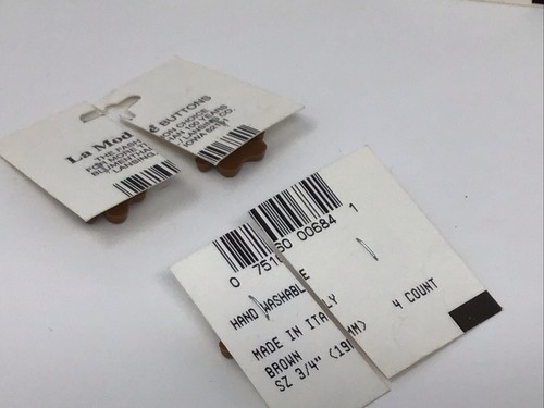 Streamline und La Mode Knöpfe Bären und Schmetterlinge Neu aus altem Lagerbestand Vintage - Bild 10 von 11