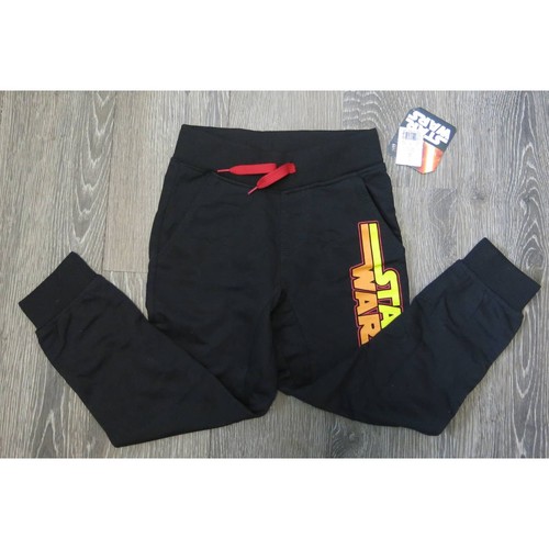 DISNEY STAR WARS *NWT* Sweat Pants Youth XS Casual Active Wear Pjs Joggers Black - Picture 4 of 10