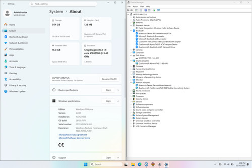 Surface Laptop 7 Copilot+ 15" Touch SNAPDRAGON X 12 1TB SSD 16GB W11 Warranty - Picture 3 of 14