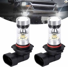 2PCS LED Headlight Bulbs High Low Beam Headlights, 6500K 12V Fog Light White