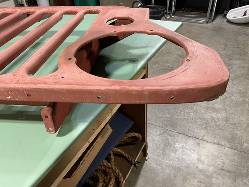 Jeep Willys CJ2A CJ3A Grille, Excellent No Rust Original, See Pics! - Picture 10 of 18