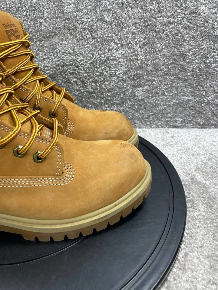 Timberland Pro Boot Mujer Talla 7.5 M Conexión Directa Puntera de Acero Trabajo Trigo Cuero Foto 2 de 4