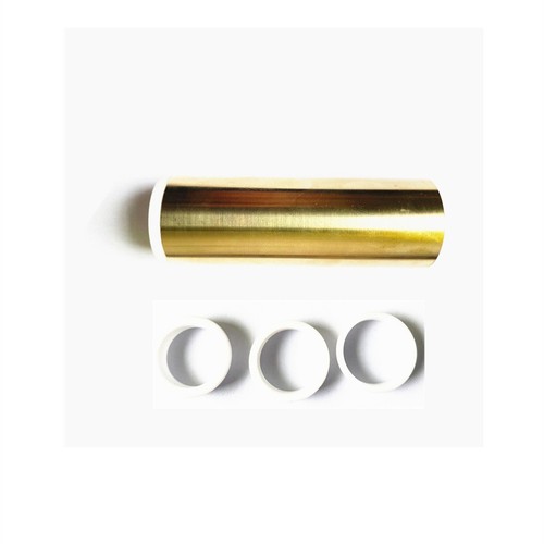 26mm Brass Acoustic & Electric Guitar Slide Finger Picks w/ 19mm&20mm&21mm Ring - Picture 6 of 8