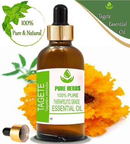 Aceite esencial Pure Herbs Tagete 100 % puro y natural Tagetes minuto - Imagen 12 de 15