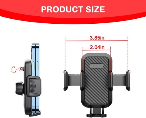 Support Téléphone Voiture Support 360° Rotatif Pare-Brise Voiture Tableau de Bord Support Universel - Photo 2 sur 6