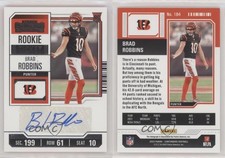 2023 Panini Contenders Rookie Ticket Brad Robbins #184 Rookie Auto RC