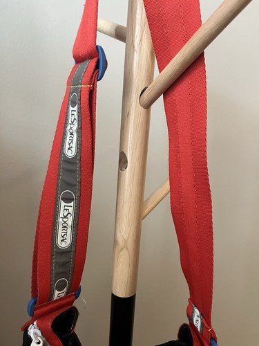 LeSportsac große Umhängetasche/Sporttasche aus Japan gebraucht schwarz & rot Unisex - Bild 11 von 14