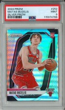 2024-25 Panini Prizm - Matas Buzelis #252 Silver Prizm (RC) PSA 9