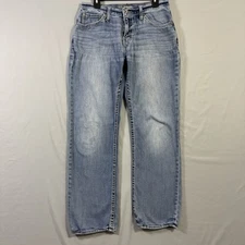 BKE Jeans Mens 31x32 Blue Carter Bootcut Low Rise Medium Wash Stretch Denim