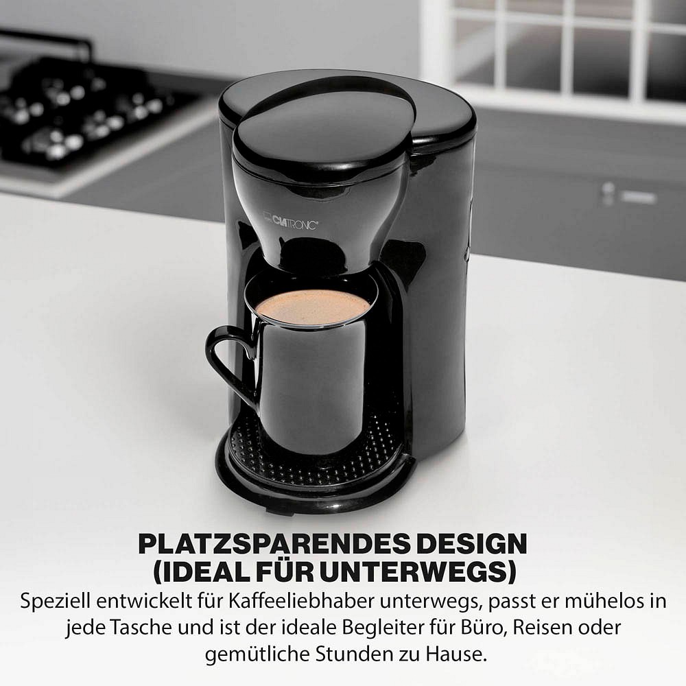 CLATRONIC KA 3356 Kaffeemaschine schwarz