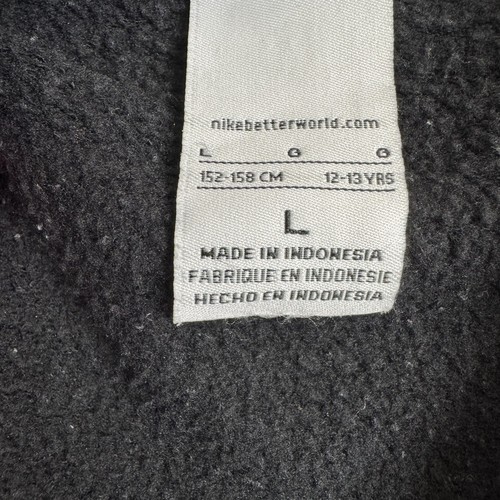 Nike Hoodie Youth Large Zip Up Athletic Sweatshirt Girls 12-13 Yrs - Picture 4 of 9