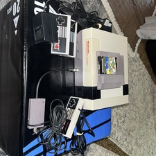 Nintendo NES Console - Controllers and Turtles Lot Tested Working system TMNT