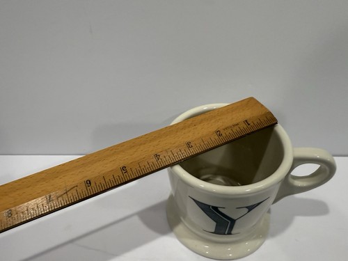 Anthropologie Tasse mit Y Monogramm weiß & schwarz Kaffee/Teetasse Keramik - Bild 5 von 5