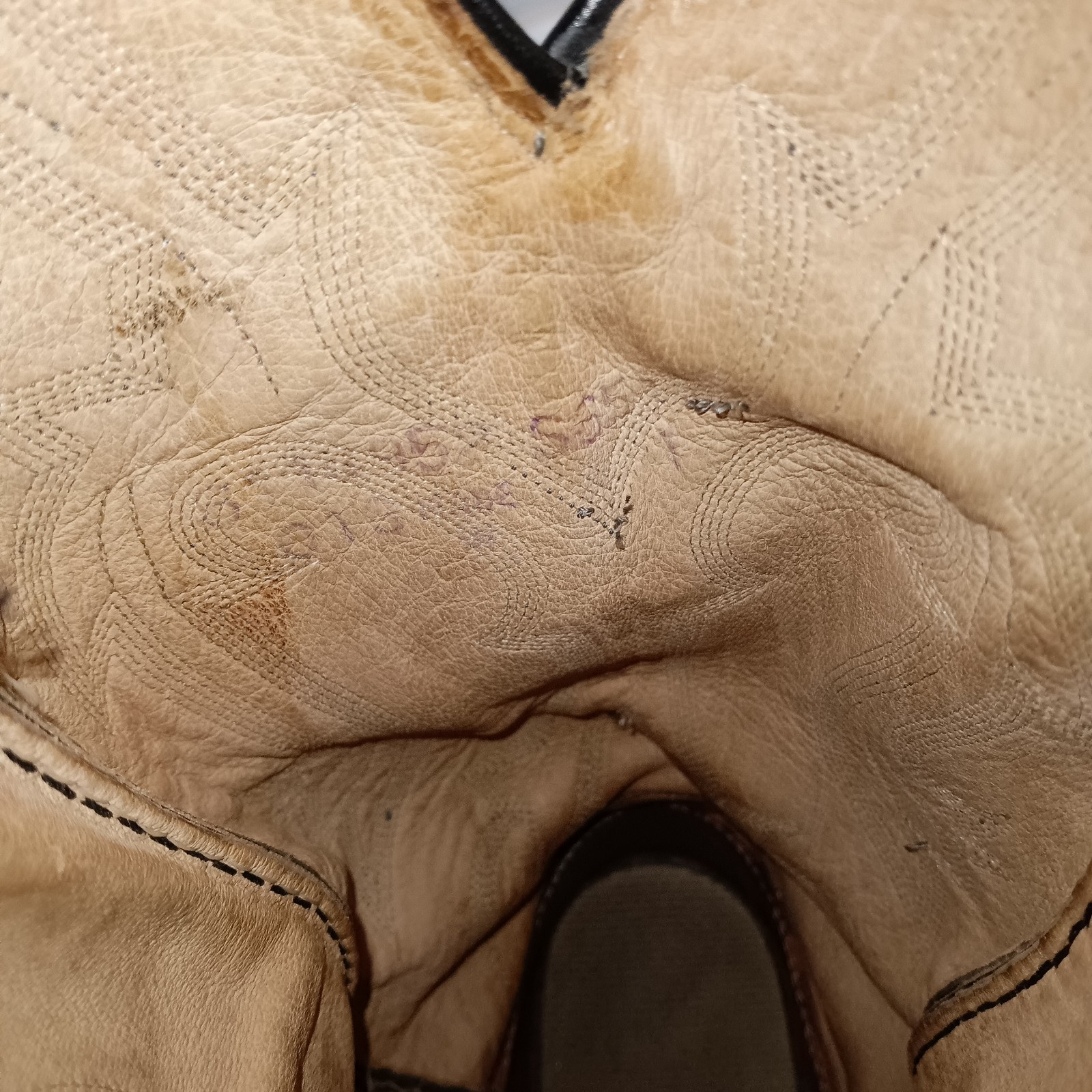 Vintage Dan Post Black Lizard Patchwork Cowboy Bo… - image 11