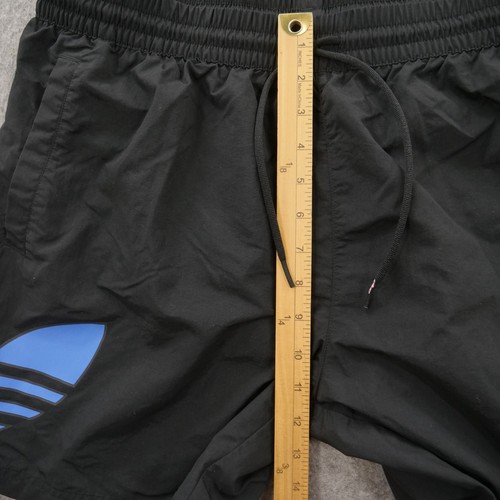 Adidas Board Shorts Mens Extra Large Black Drawstring Swim Surf Trunks Logo New - Picture 13 of 16