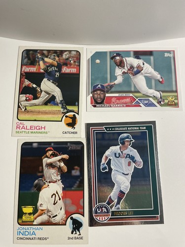 MLB Star ROOKIE 19x Lot Bowman Chrome & Topps CAL RALEIGH, India, Cruz, Clement - Picture 3 of 6