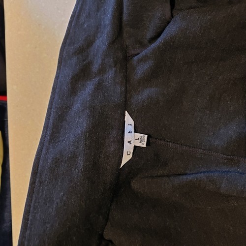 CAbi Ponte Knit Lisbon Topper Jacket Style #994 Sz Large Duster One Button Coat - Picture 4 of 9