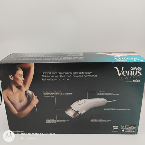 NEW Open Box Gillette Venus Silk Expert Braun IPL Laser Body Hair Removal Bonus  - Picture 2 of 8