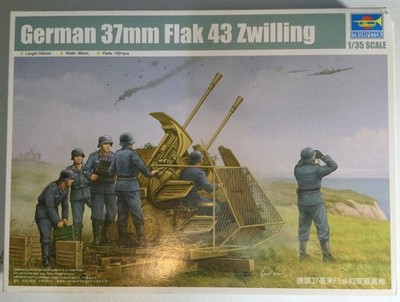1/35 TRUMPETER German 37mm Flak 43 Zwilling 02347