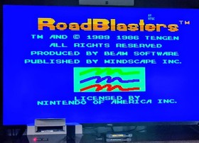 Videojuego Nintendo NES RoadBlasters 1989 - con funda - limpio, probado funcionando 