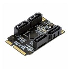 A+E PCI Express  PCI-E PCI Express PCI-E auf 4 Ports  3.0 ESATA PCIE SATA3 8766