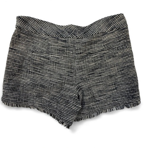 Ann Taylor Factory Tweed Shorts mit Fransensaum – Größe 6 - Bild 4 von 9