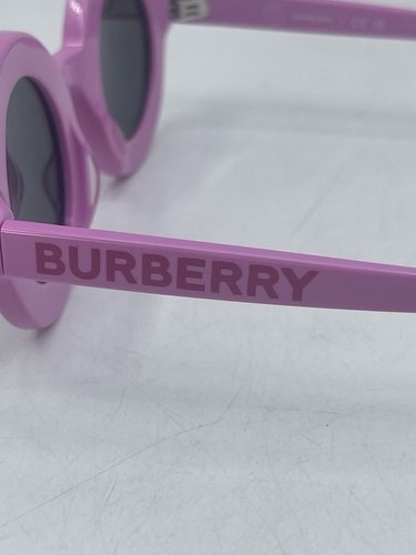 Burberry Girl's Round Sunglasses Pink / Dark Grey JB4386 - Picture 4 of 13
