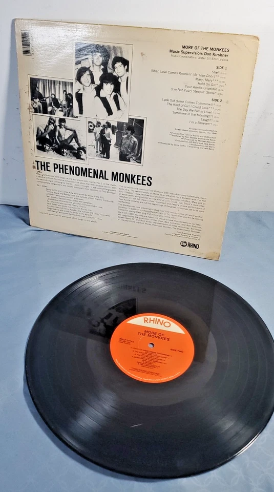 Rhino More Of The Monkees Vinyl LP 1986 Foto 3 de 4