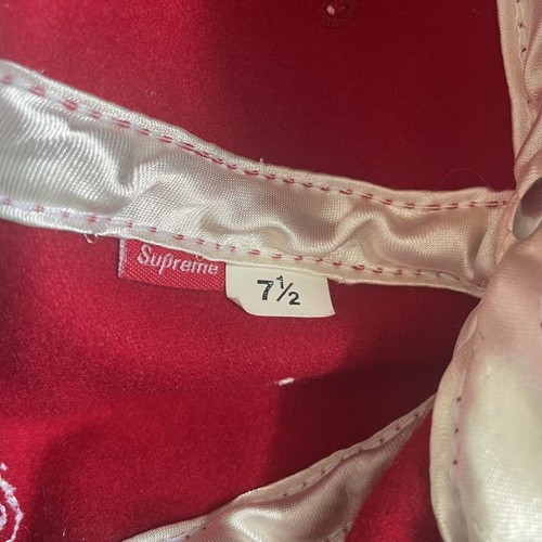 90s Supreme Cap Big Logo Red Second hand Supreme Supreme - Picture 5 of 6