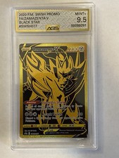 Ags 9.5 Pokemon Zamazenta V Swsh077 Black Star Promo Full Art 2020 TCG Rare Card
