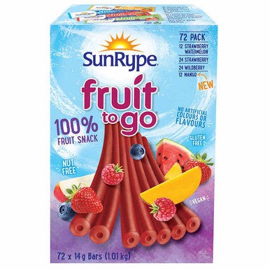 SunRype Fruit to Go (72ct) 14g (0.49 oz.) Snacks, Variety Pack - Picture 4 of 4