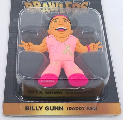 Pro Wrestling Crate Micro Brawlers Billy Gunn Daddy A$$ AEW Pink Scissors 3" - Picture 6 of 7