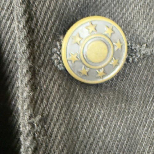 Allstate Collection Black Denim Vest with Batman Emblems – Men’s L, Cotton - Picture 7 of 14