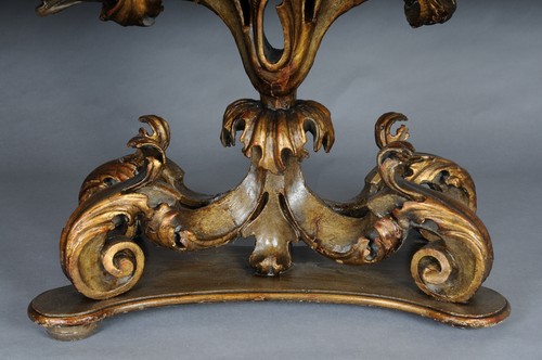 Consolle da parete italiana riccamente intagliata, 1900 circa - Foto 10 di 24