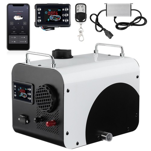 8000KW 12V Diesel Air Heater W/ bluetooth & 110V AC Adapter For Car RV Camper - Picture 14 of 20