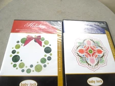 BABY LOCK EXCLUSIVE EMBROIDERY DESIGN COLLECTION  LOT OF 2 CD'S