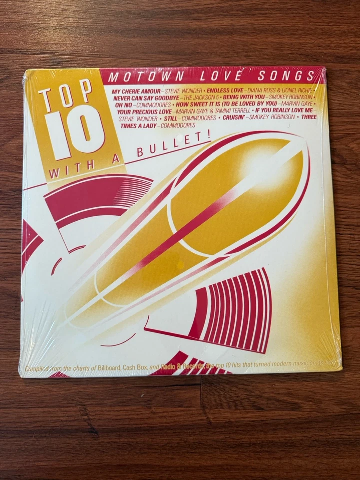 Motown Dance & Motown Love Songs - Top 10 with a Bullet - Vinyl LP - Sealed - Image 2 of 2