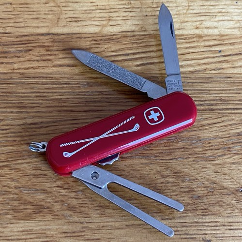 Vintage Wenger Executive Golf Pro 65mm Swiss Army Knife ~ EXC