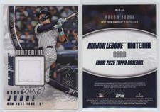2025 Topps Series 1 Major League Material Aaron Judge #MLM-AJ