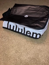Lululemon Reusable Shopping Tote Bag Small Black White