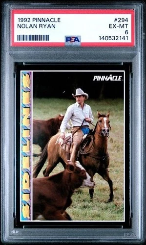 1992 Pinnacle - Nolan Ryan #294 Psa 6