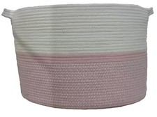 XXXLarge Blanket Basket For Living Room - Versatile Cotton Rope With Reinforc...