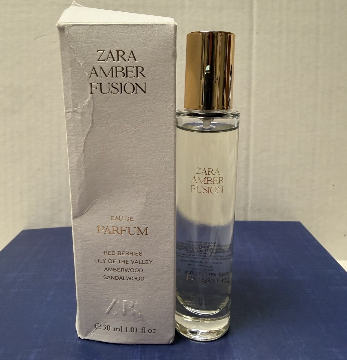 Zara Amber Fusion Women 30ml 1.0 Oz Eau De Parfum Edp Brand NEW
