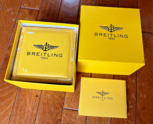 Vintage BREITLING Empty watch Box with Manual #W64 - Picture 11 of 11