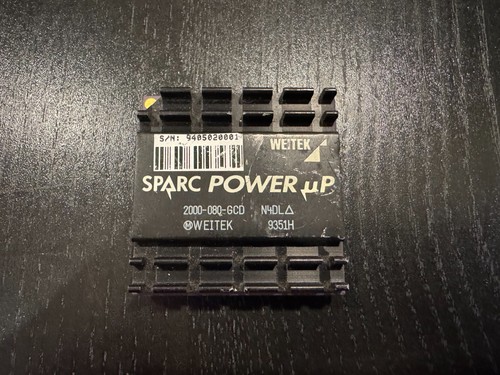 WEITEK SPARC POWER uP 2000-080-GCD N4DL Sun SPARCstation IPX CPU RARE - 第 1/2 張圖片